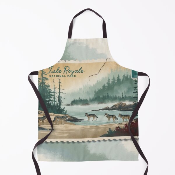Item preview, Isle Royale National Park Postcard Vintage Retro Travel designed and sold by TravelPostcardGems.
