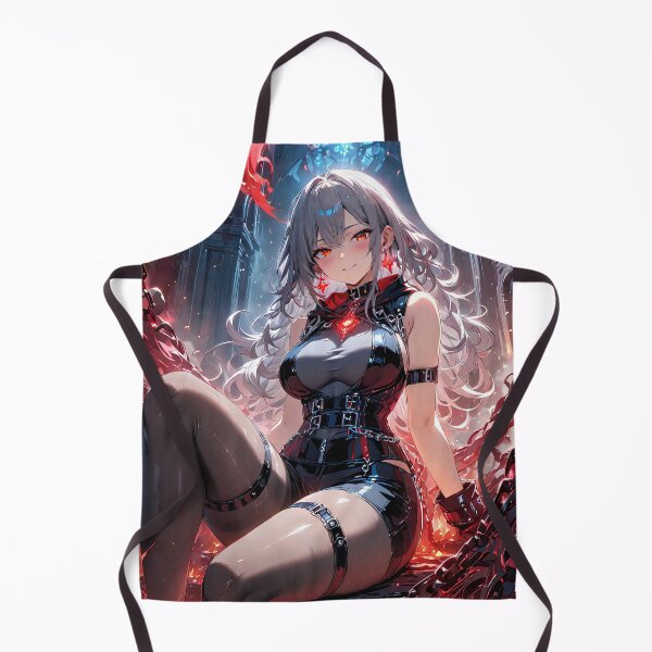Item preview, Anime fire girl evil art designed and sold by TheArtistOf2022.