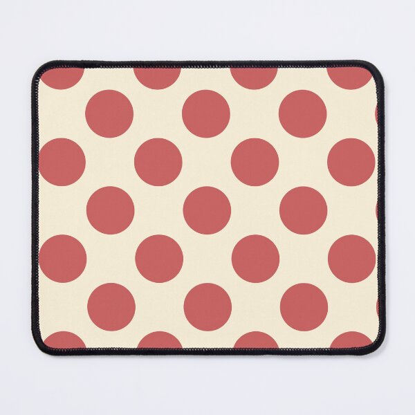 Item preview, Earthy Red Polka Dots and Cream Background designed and sold by Kpss2564.