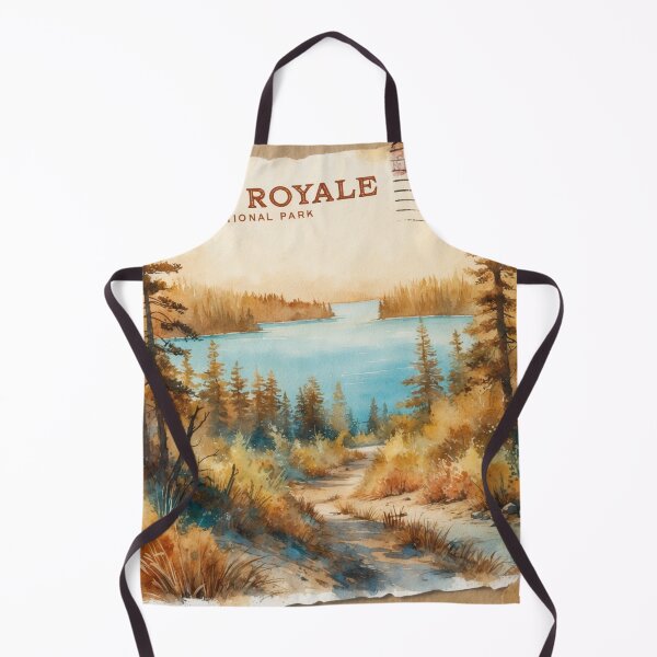 Item preview, Isle Royale National Park Postcard Vintage Retro Travel designed and sold by TravelPostcardGems.