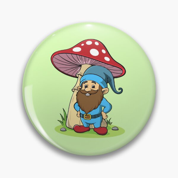 Artikelvorschau, Fröhlicher Zwerg mit drolligem Pilz entworfen und verkauft von TwinkleMagic.