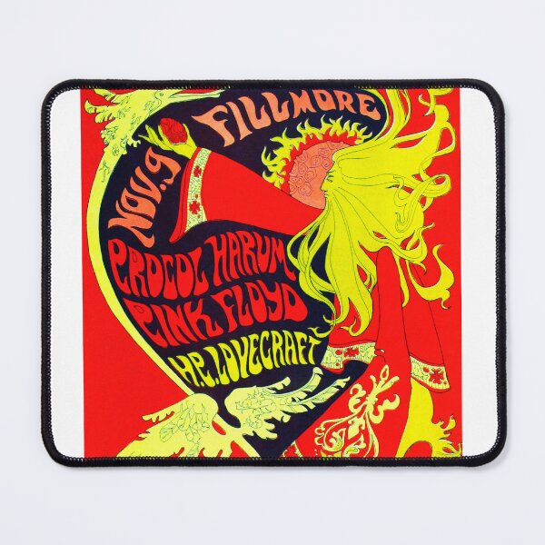 Item preview, Vintage psychedelic 1960's Fillmore poster designed and sold by colliophoto.