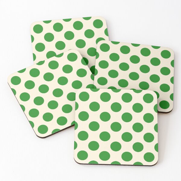 Item preview, Earthy Light Green Polka Dots and Cream Background designed and sold by Kpss2564.