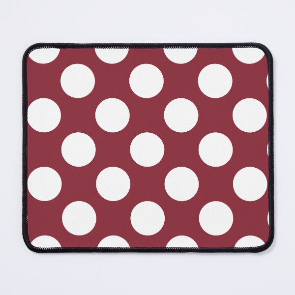 Item preview, Earthy white Polka Dots and Red Background designed and sold by Kpss2564.