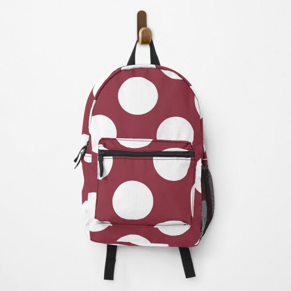 Item preview, Earthy white Polka Dots and Red Background designed and sold by Kpss2564.