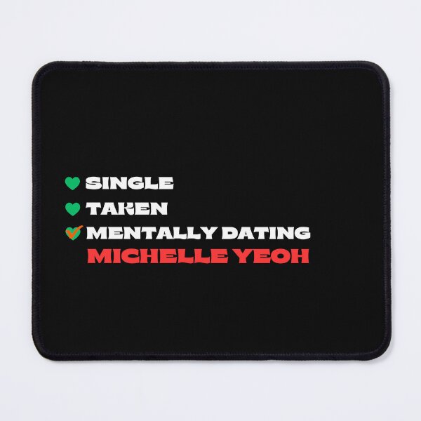 Artikelvorschau, Mentally Dating Michelle Yeoh - Weiße Schriftarten entworfen und verkauft von Itsheartshop.