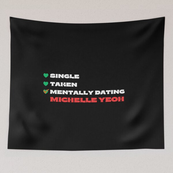 Item preview, Mentally Dating Michelle Yeoh - White Fonts designed and sold by Itsheartshop.