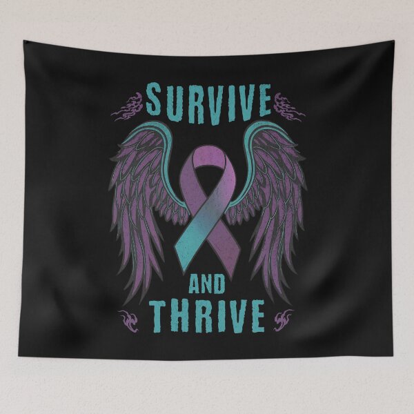 Item preview, Survive And Thrive Suicide Prevention Awareness  designed and sold by ZeptepiTrends.