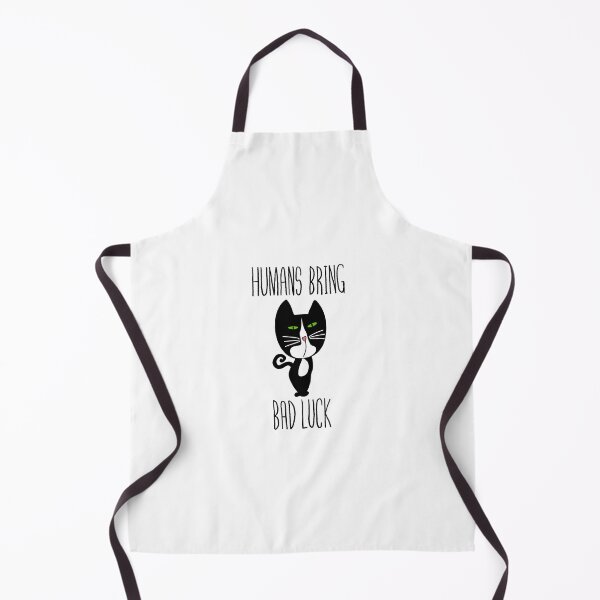 Item preview, humans bring bad luck black cat designed and sold by ArndtDesign.