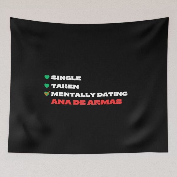 Item preview, Mentally Dating Ana De Armas - White Fonts designed and sold by Itsheartshop.