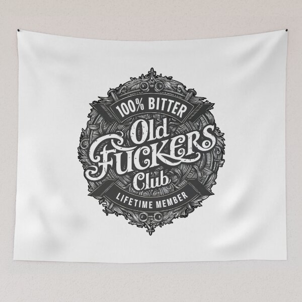Item preview, Old Fuckers Club designed and sold by Angry Swan Designs.