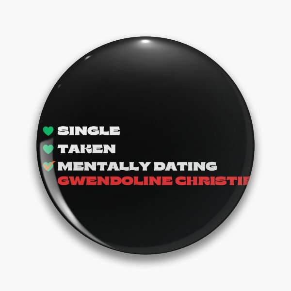 Item preview, Mentally Dating Gwendoline Christie - White Fonts designed and sold by Itsheartshop.
