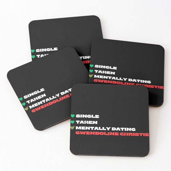 Item preview, Mentally Dating Gwendoline Christie - White Fonts designed and sold by Itsheartshop.