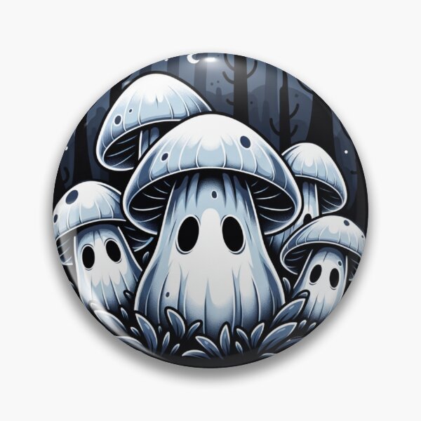 Artikelvorschau, Ghostly Shrooms – Gruseliges Waldpilz-Design entworfen und verkauft von FieldHouseTees.