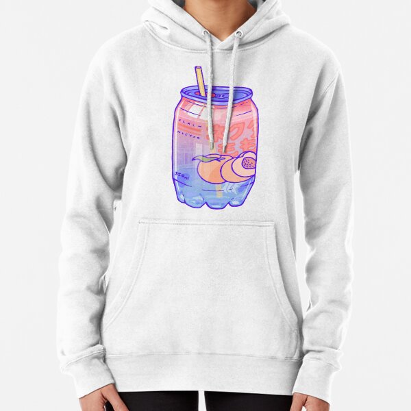 Peach Bubbles Pullover Hoodie
