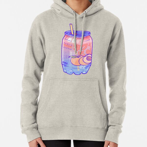 Peach Bubbles Pullover Hoodie