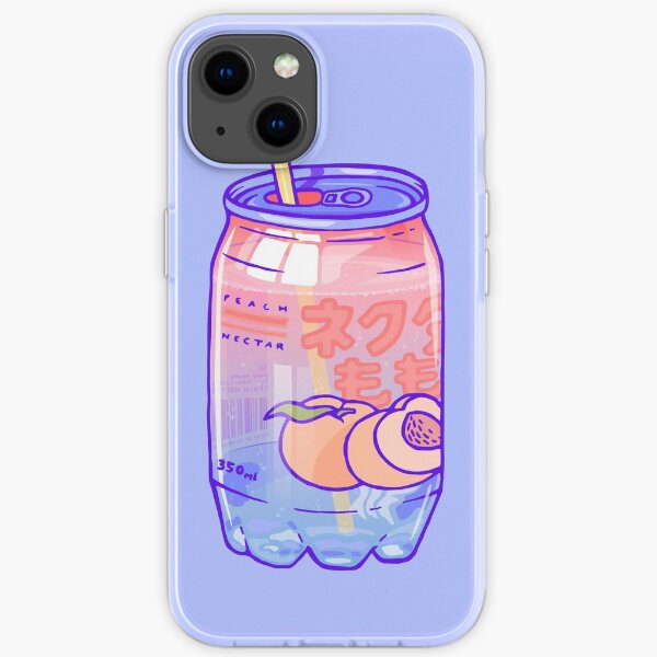 Peach Bubbles iPhone Soft Case