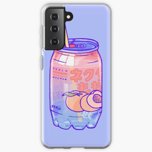 Peach Bubbles Samsung Galaxy Soft Case