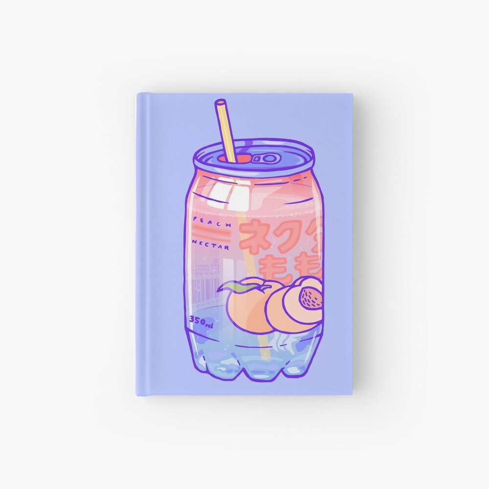 Peach Bubbles Hardcover Journal