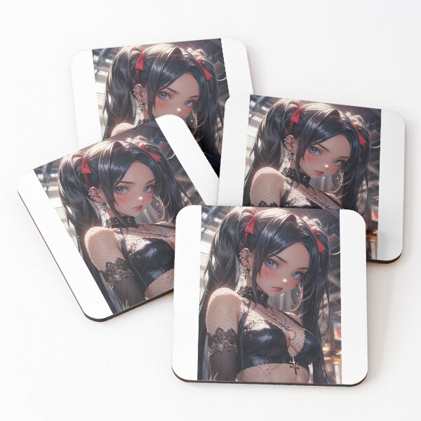 Item preview, Copy of Dark gothic anime girl at night portrait art designed and sold by TheArtistOf2022.