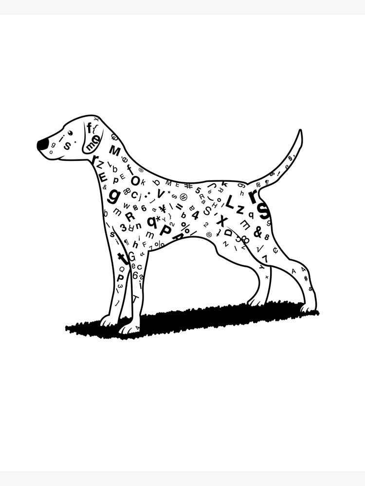Dalmatype dog by Cookiescantswim