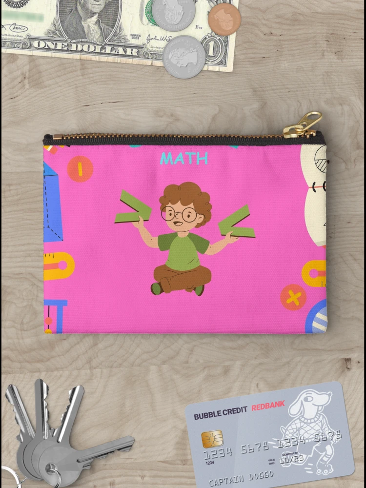 Thumbnail 3 of 4, Zipper Pouch, Simple Math Animated Style designed and sold by SheGoingUP.