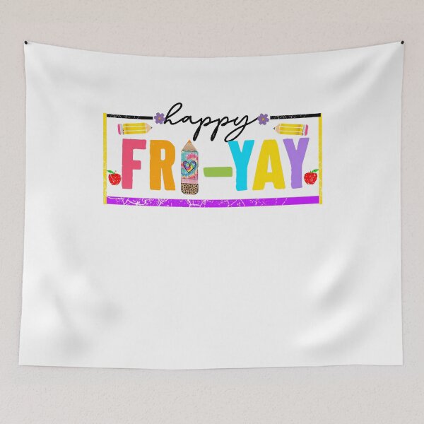 Item preview, Happy Fri-Yay Friday Lovers Fun Teacher Life FriYay Weekend  designed and sold by BASKF.