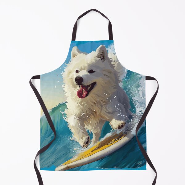 Item preview, Surfing Samoyed designed and sold by VelvetRoom.