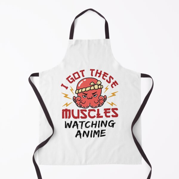Item preview, I Got These Muscles Watching Anime designed and sold by jaygo.