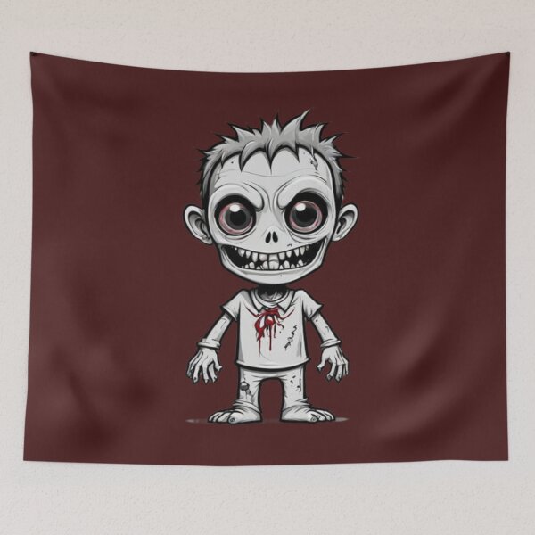 Item preview, Spooky Halloween Zombie Art designed and sold by Planetporridge.