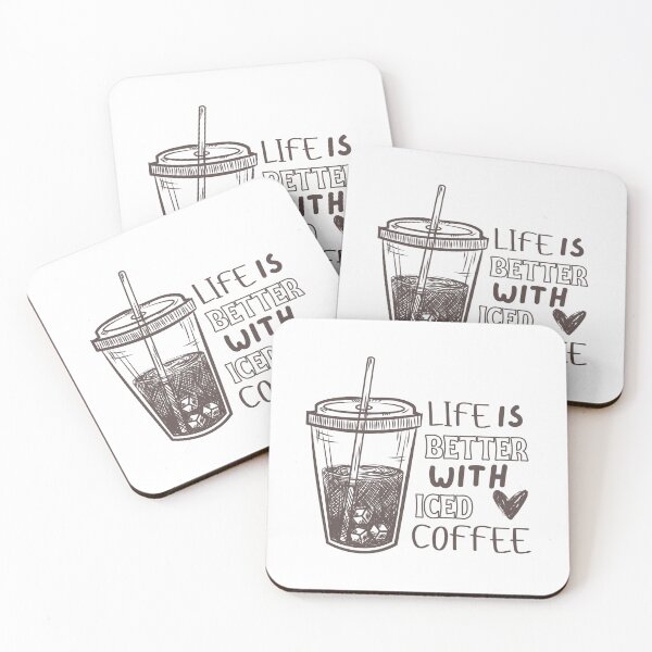 Item preview, Better life with Iced coffee designed and sold by MDjabershop.