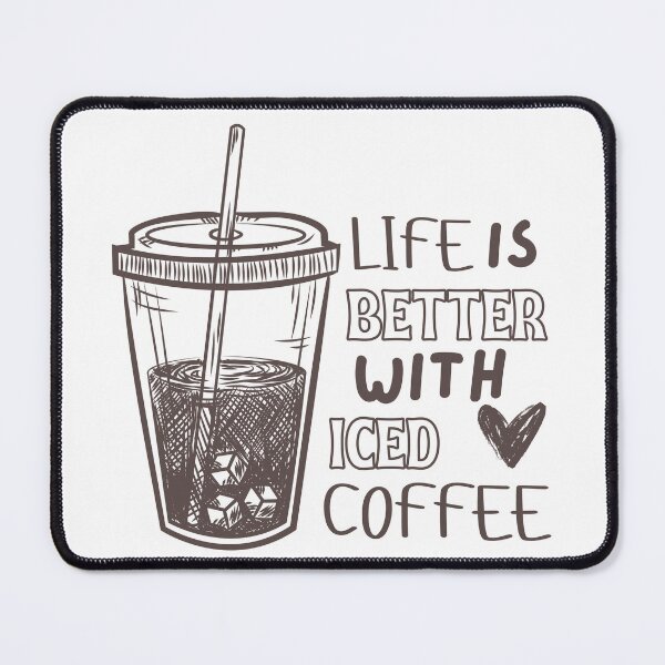 Item preview, Better life with Iced coffee designed and sold by MDjabershop.