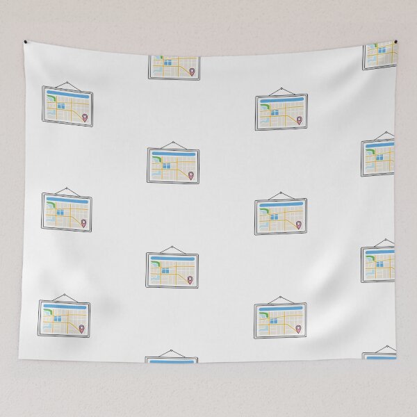 Item preview, Destination map hanging designed and sold by rasagamastore.