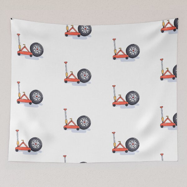 Item preview, car jack with a spare tire designed and sold by rasagamastore.