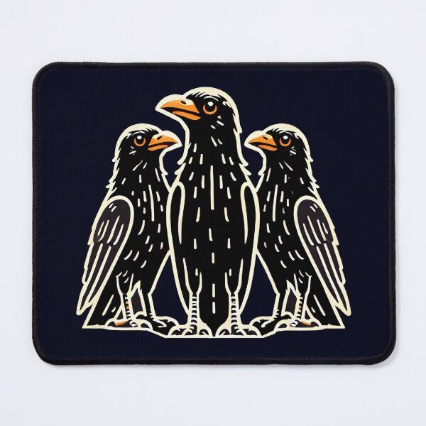 Item preview, Gothic Ravens, Nature Inspired Black and White Birds Fun designed and sold by GreenSlate.