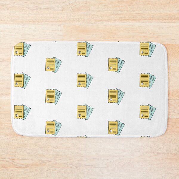 Item preview, Purchase receipts on the table designed and sold by rasagamastore.