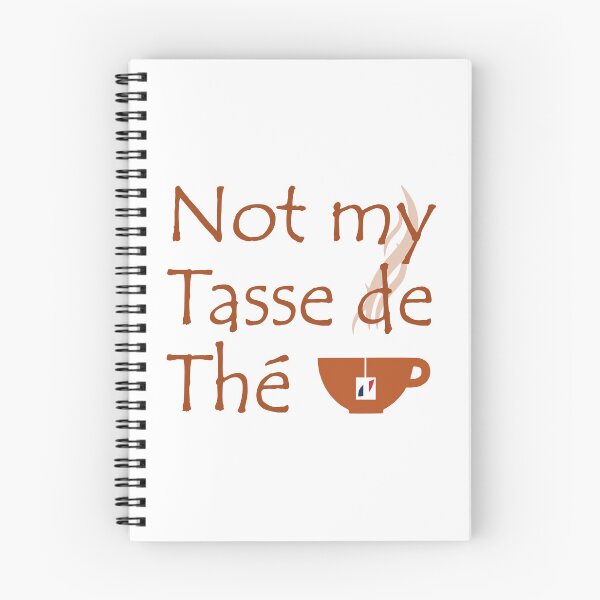 Item preview, Not my cup of tea franglais designed and sold by Ricogfx.