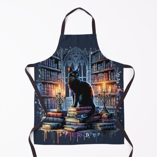 Item preview, Enchanted Library Cat - Gothic Fantasy Design designed and sold by FieldHouseTees.