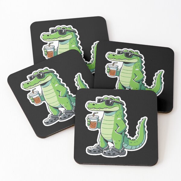 Item preview, Cool Crocodile Wearing Crocs, Crocs in Crocs designed and sold by silverhexagon.