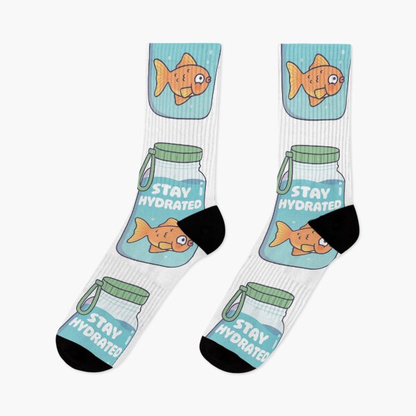 Item preview, Cute Goldfish In Water Bottle Stay Hydrated Funny designed and sold by rustydoodle.
