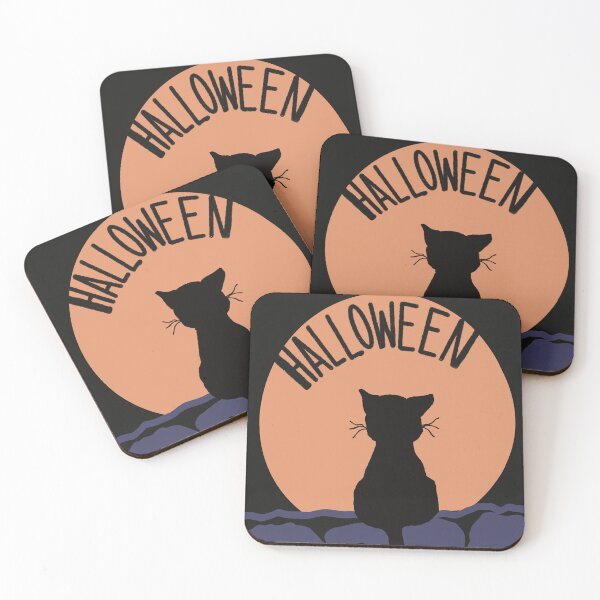 Item preview, Lucky Black Cat Halloween designed and sold by LullabyIsland.