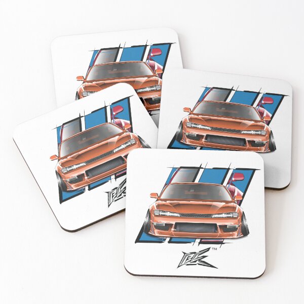Item preview, nissan silvia s14 kouki stanced orange designed and sold by NaquashM.