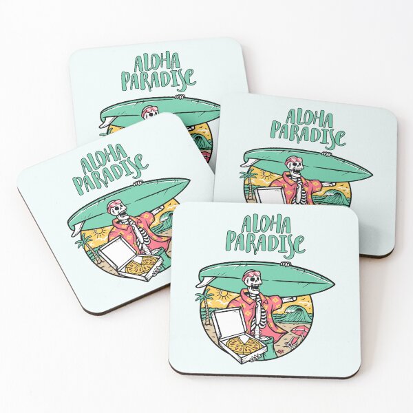 Item preview, Aloha Paradise Beach Pizza and Surfboard designed and sold by FanFest.