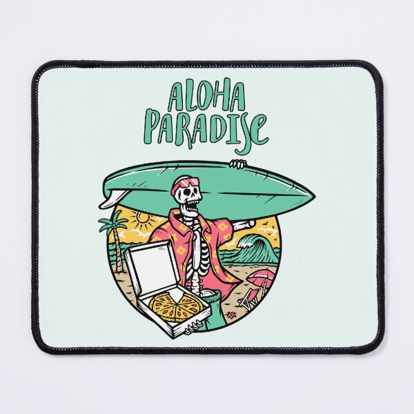 Item preview, Aloha Paradise Beach Pizza and Surfboard designed and sold by FanFest.