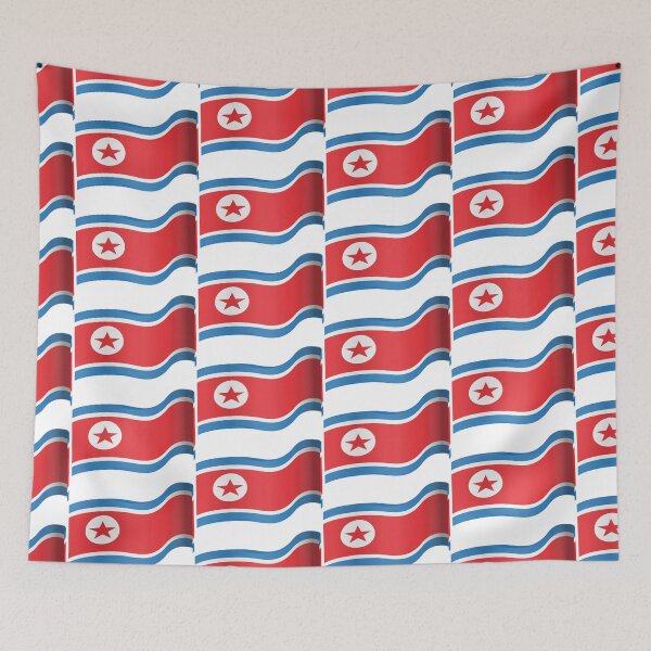 Item preview, Flag of North Korea designed and sold by HarveyHandcraftsandDesigns.
