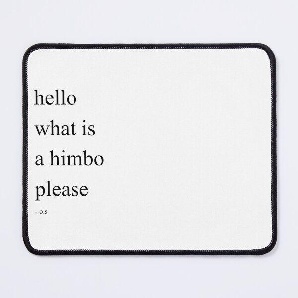 Item preview, oliver stark tweets || hello what is a himbo please designed and sold by rottedbrainart.