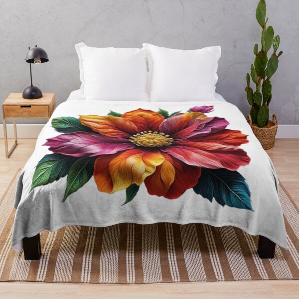 Item preview, Vibrant Petals Masterpiece - Artistic Floral Illustration designed and sold by gallofoto.