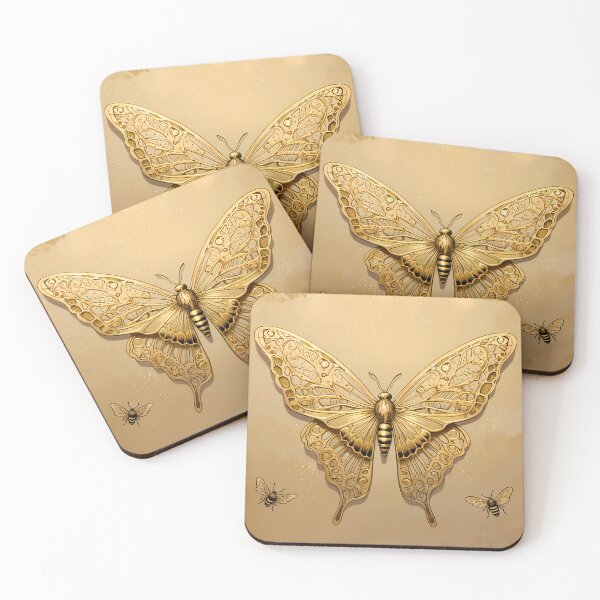 Item preview, Gold Lace Butterfly designed and sold by FocusedArt.