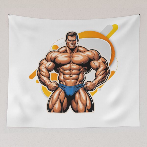 Item preview, New Series: Bodybuilder Sticker #27 designed and sold by ForeverPrintsOK.
