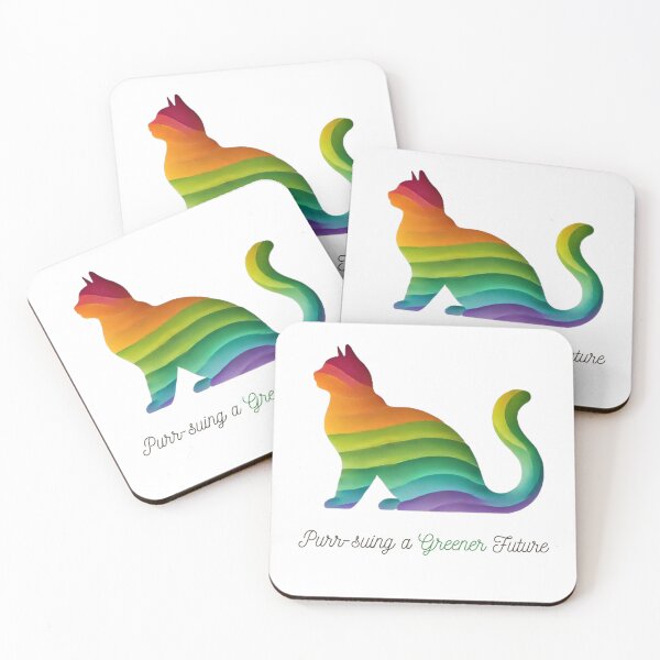 Item preview, Rainbow Cat: Pursuing a Greener Future designed and sold by yuxin2009.